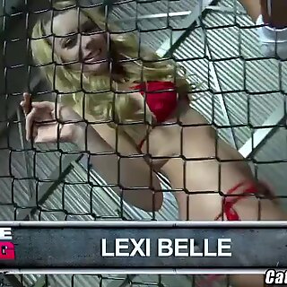 Lexi Belle in bikini getting drilled by an mma fighter